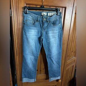 Indigo Rein Forever Light Blue Cropped Jeans